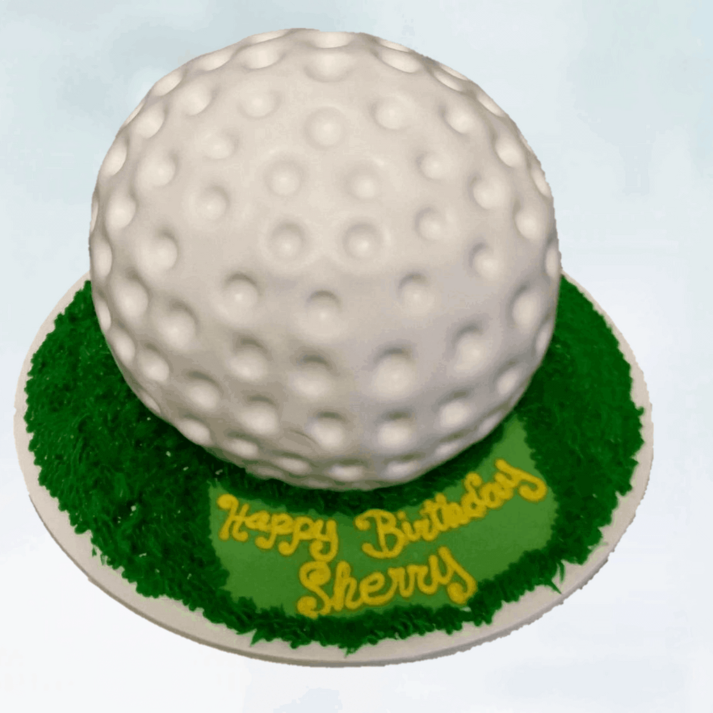 Golf Ball Cake