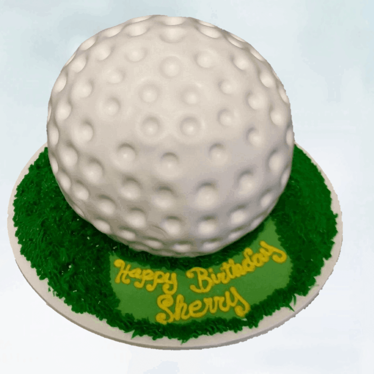 Golf Ball Cake