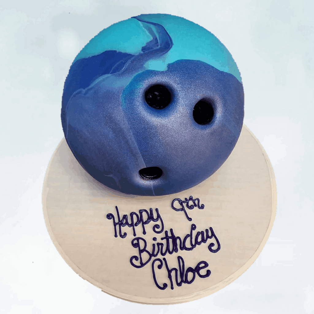 Bowling Ball Cake