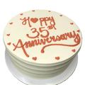 Simple anniversary cake