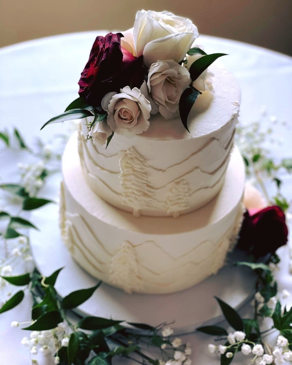 Mountain Cake/Mountain Wedding Cake