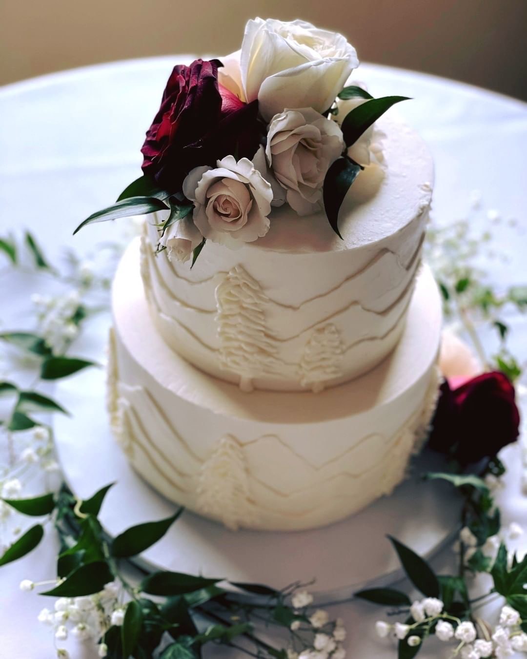 Mountain Cake/Mountain Wedding Cake