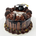 Sandwhich Cookie and Cap Graduation Cake