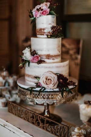 naked wedding cake in denver