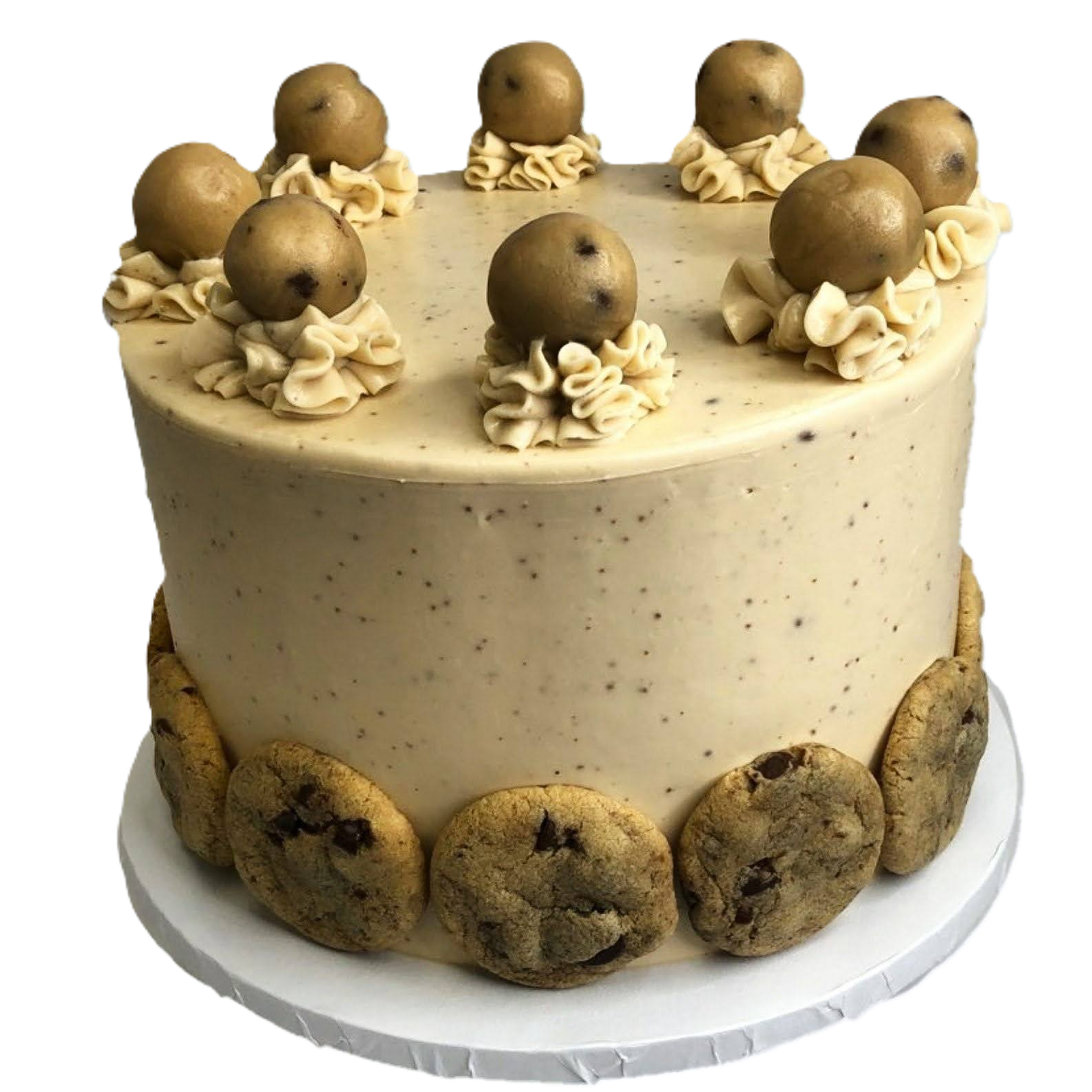 Edible Cookie Dough Poof Cake