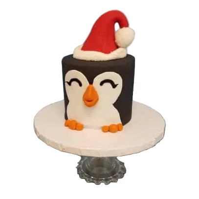 Holiday Penguin Cake