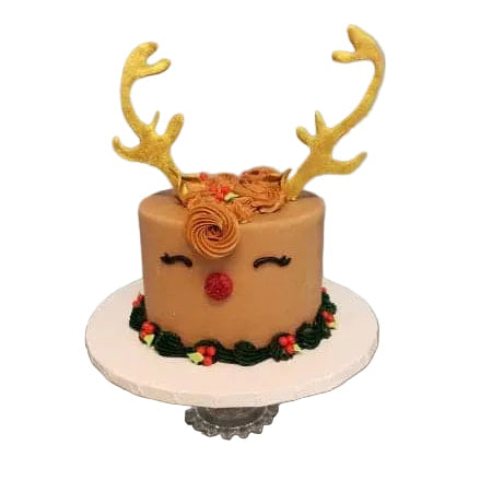 Holiday Reindeer Cake