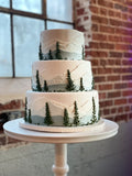 Mountain Cake/Mountain Wedding Cake