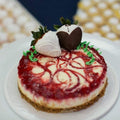 Raspberry Swirl Cheesecake