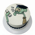 Squidward Graduation Cake