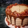 maple and bacon cake