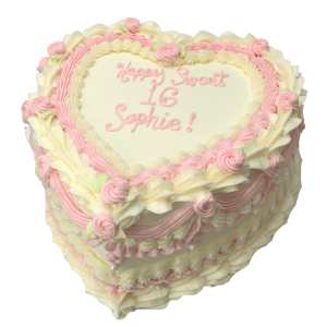 Vintage Heart Cake